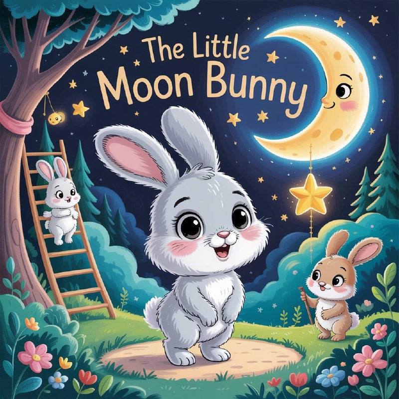 š The Little Moon Bunny ā Gentle Sleep Story PDF for Kids